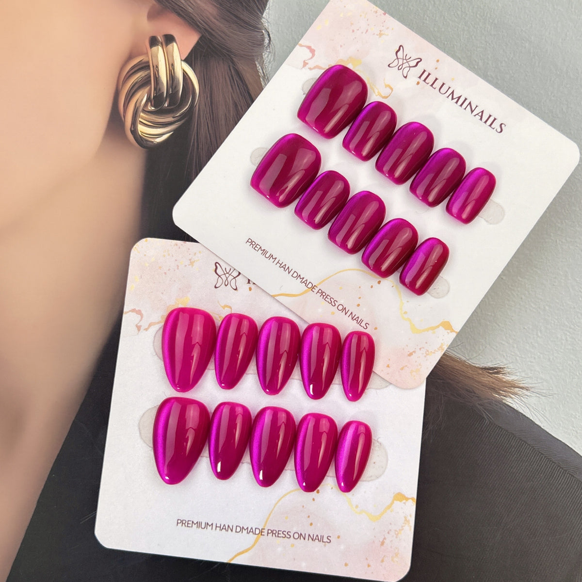 Autumn Mirage press-on nails, alternate product view 8