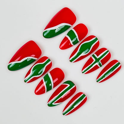 A41 Festive Stripes