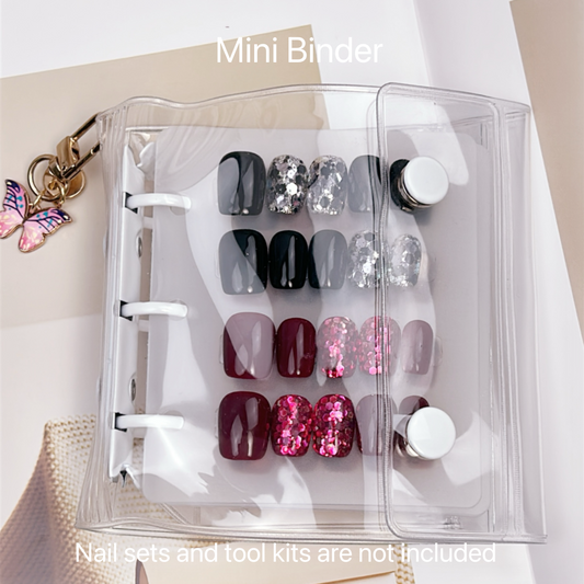 Press On Nails Travel Binder
