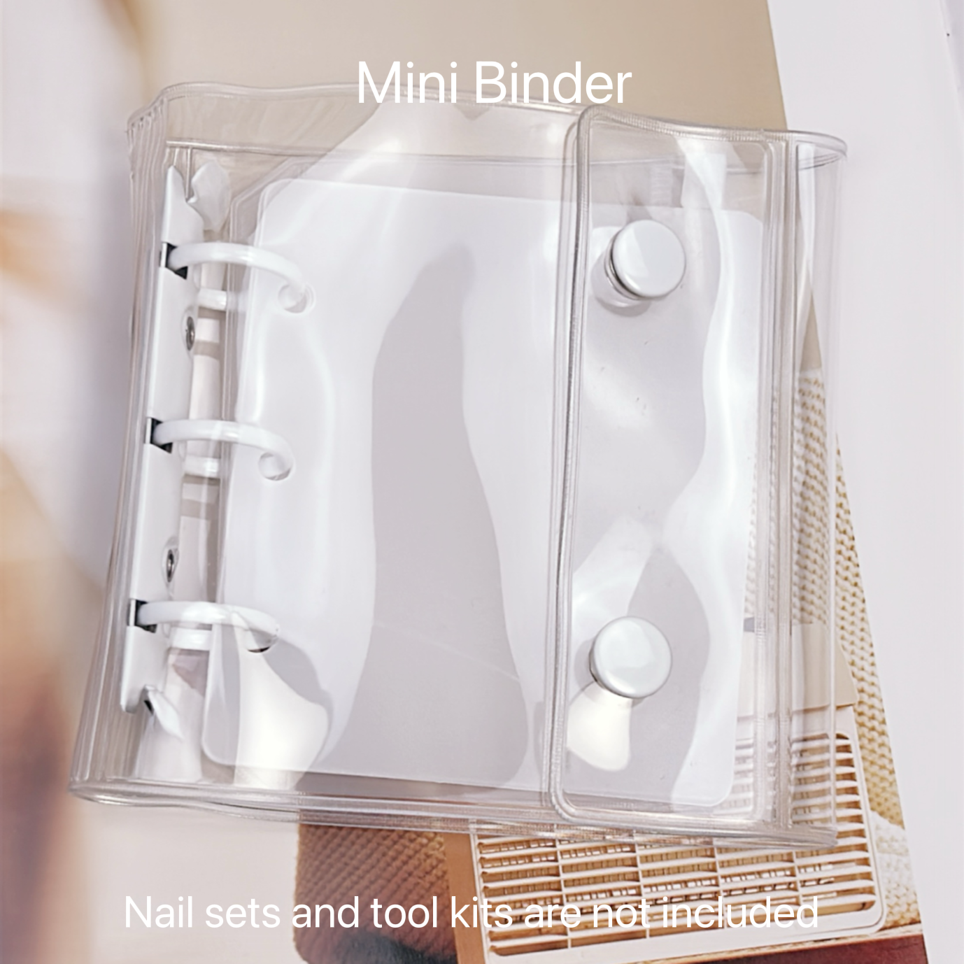 Press On Nails Travel Binder