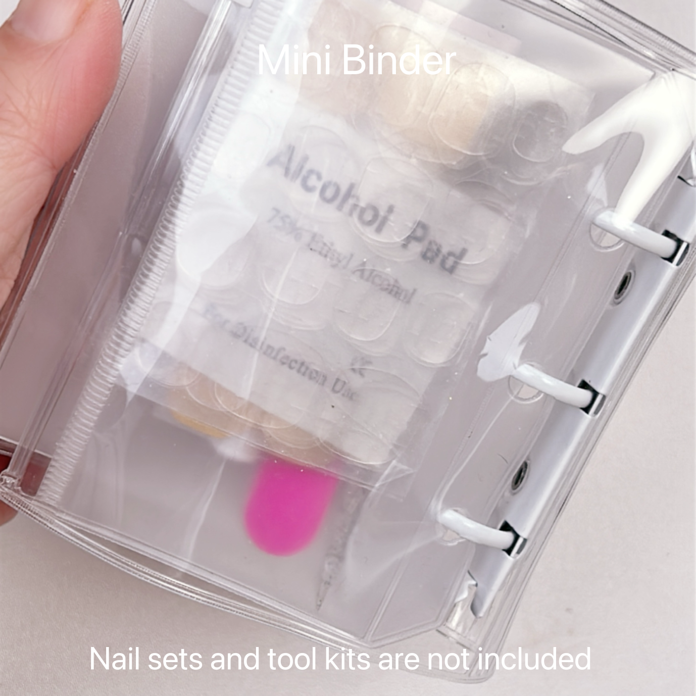 Press On Nails Travel Binder
