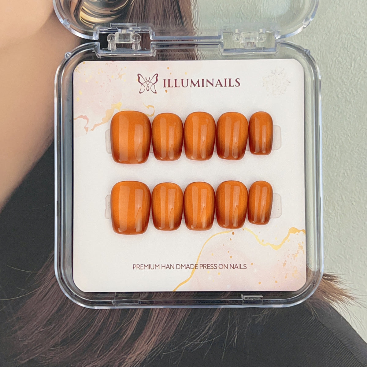 French Aura press-on nails, alternate product view 4