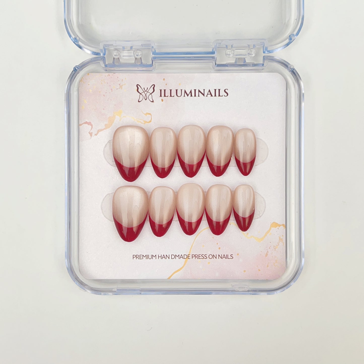 N40 Red French Cat Eye