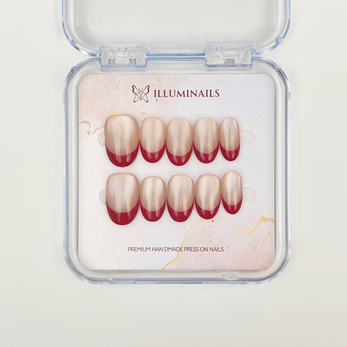 N40 Red French Cat Eye