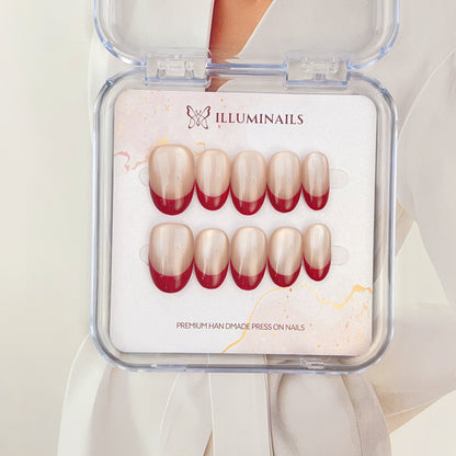 N40 Red French Cat Eye