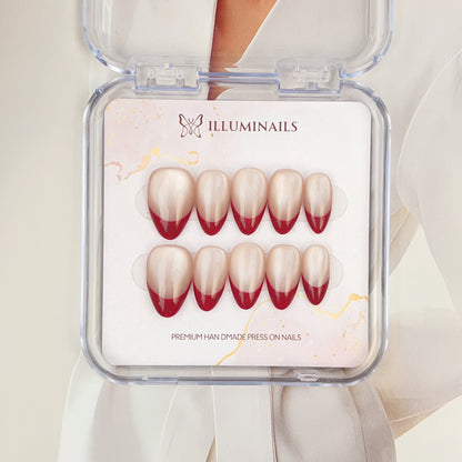 N40 Red French Cat Eye