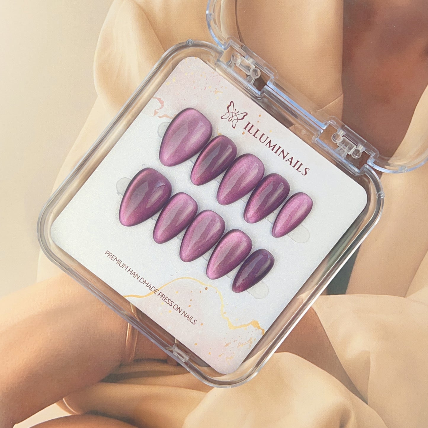 N42 Mauve Purple Cat Eye