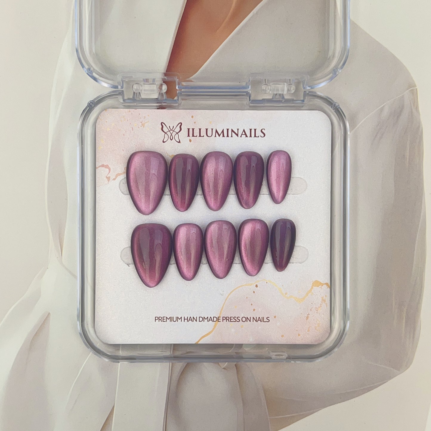 N42 Mauve Purple Cat Eye