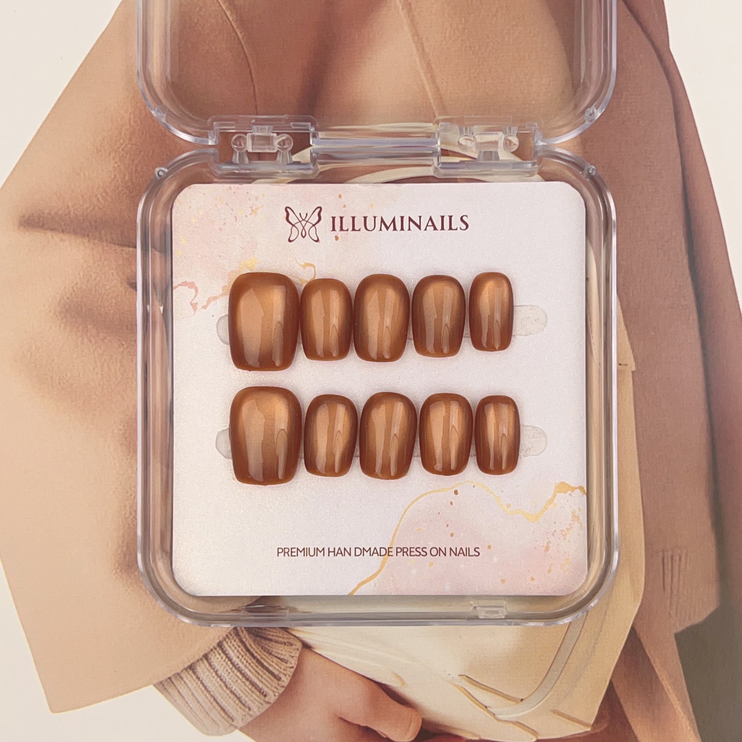 N67 Chestnut Caramel Cat Eyes