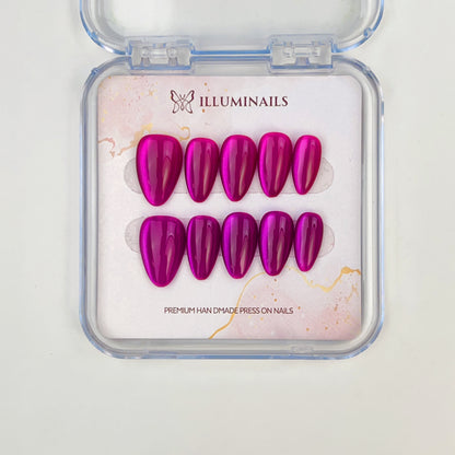 N69 Fuchsia Flame Cat Eye