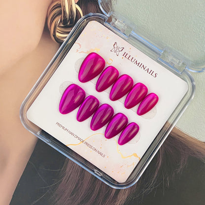 N69 Fuchsia Flame Cat Eye