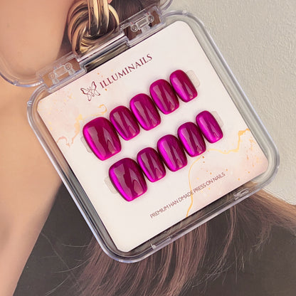 N69 Fuchsia Flame Cat Eye