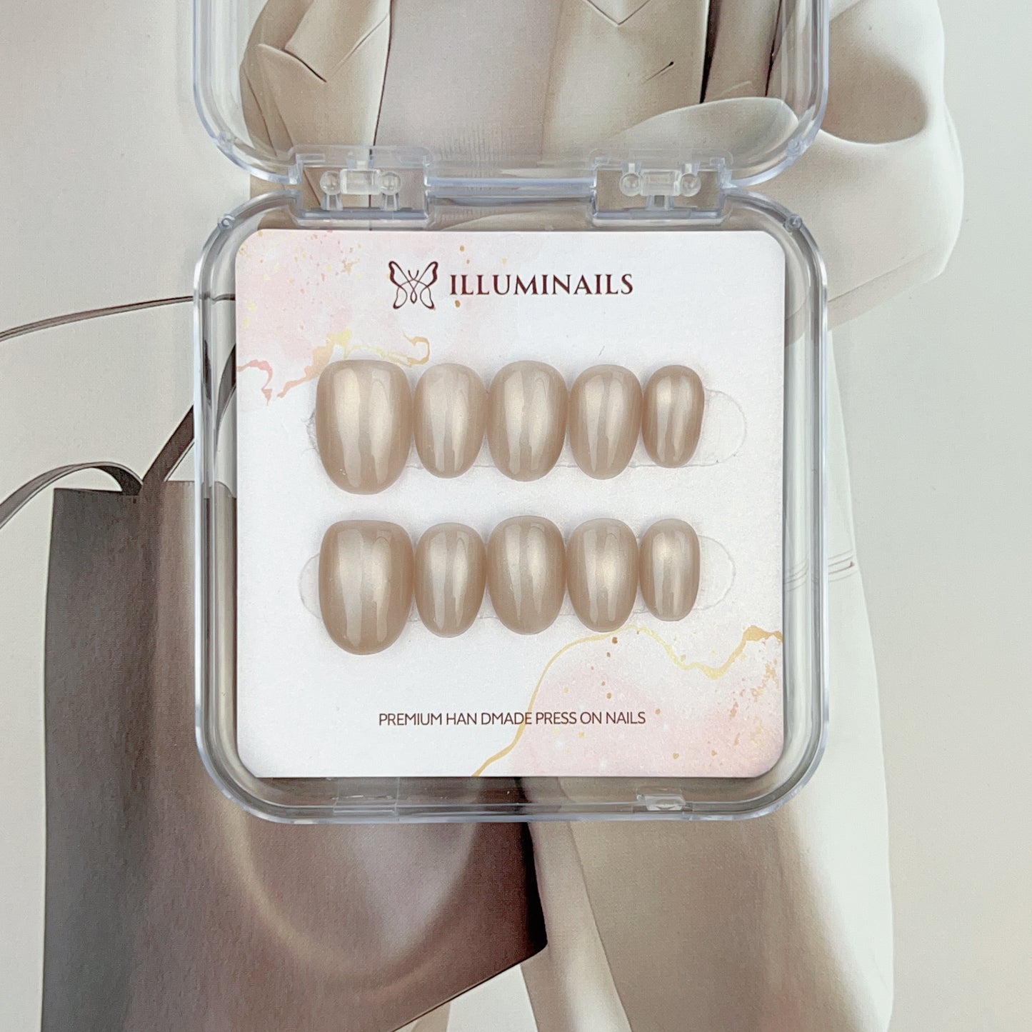 N15 Latte Beige Cat Eye