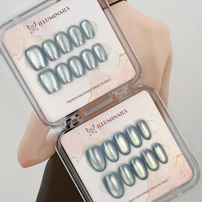 N34 Light Blue Cat Eye Glaze