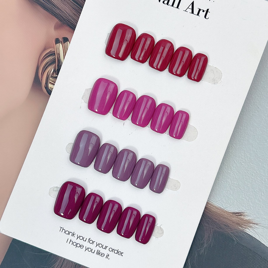 Berry Crush press-on nails, main product view