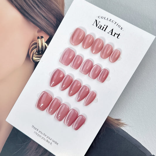Pink Lady Cat Eye press-on nails, main product view
