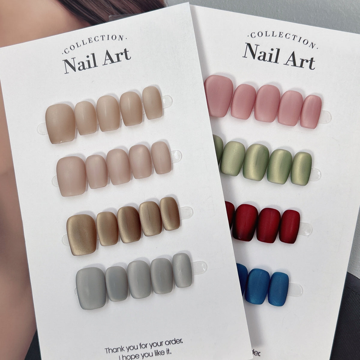 Matte Cat Eye Collection press-on nails, main product view