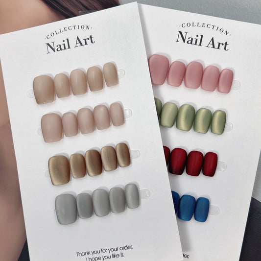 Matte Cat Eye Collection press-on nails, main product view