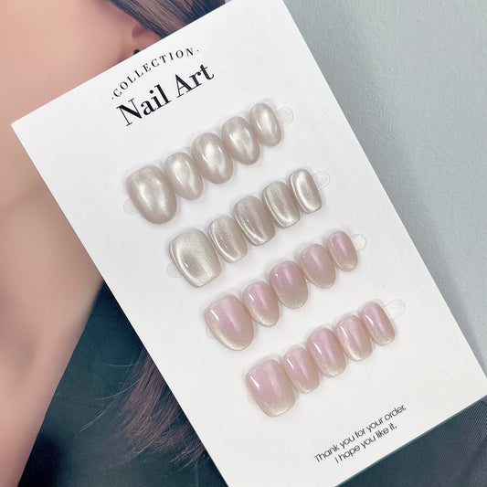 Icy Veil press-on nails, main product view