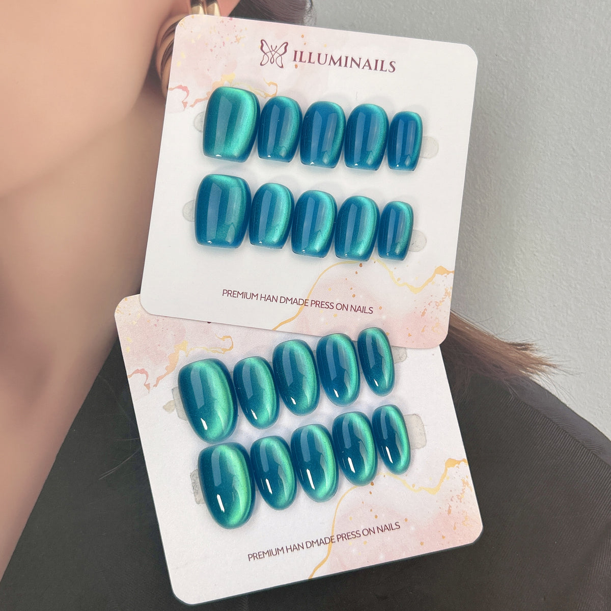 Verdant Tide press-on nails, alternate product view 8