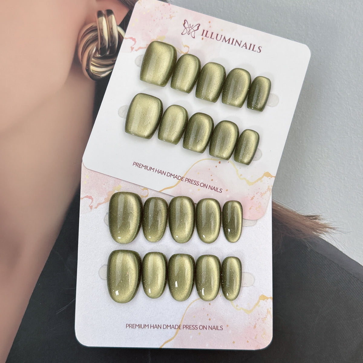 Autumn Mirage press-on nails, alternate product view 7