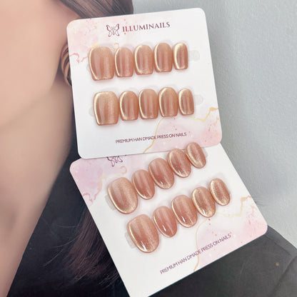 Golden Aura press-on nails, alternate product view 10