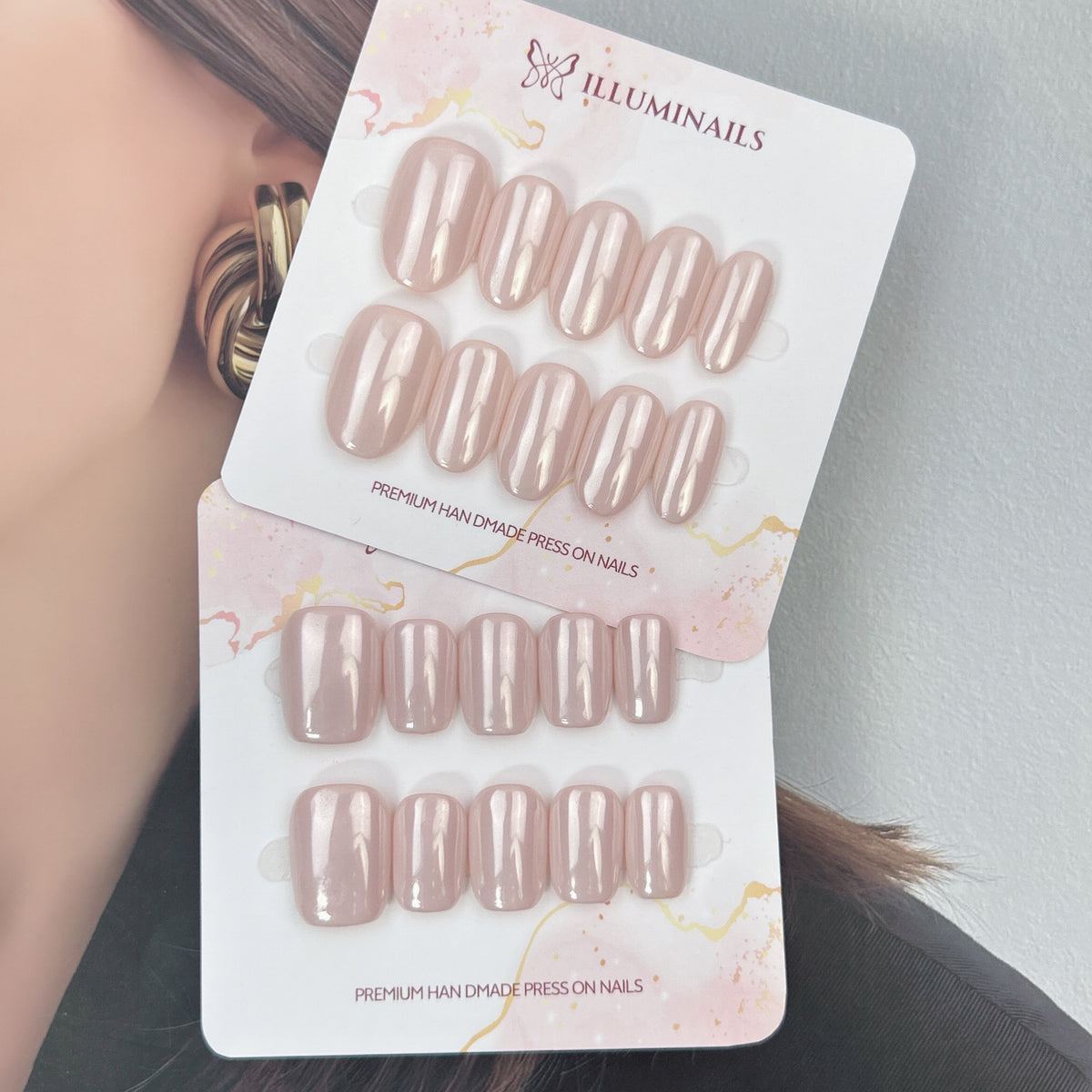Pearl Whisper press-on nails, alternate product view 9
