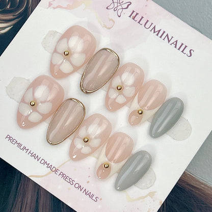 Blossom Mist press-on nails, alternate product view 2