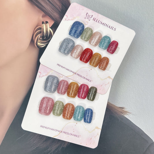 Candy Sparkle press-on nails, main product view