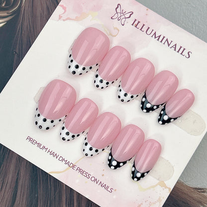 Polka French press-on nails, alternate product view 2