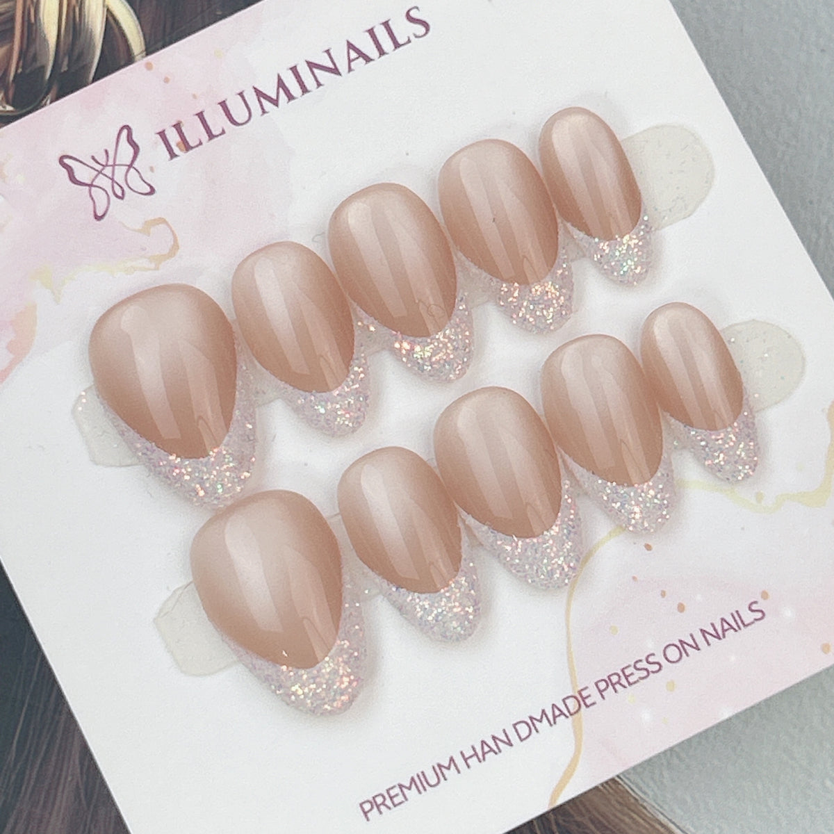 Sugar Bloom press-on nails, alternate product view 2