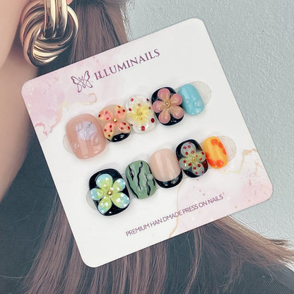 Botanical Bliss press-on nails, alternate product view 3