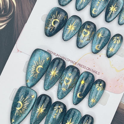 Celestial Dreams press-on nails, alternate product view 2