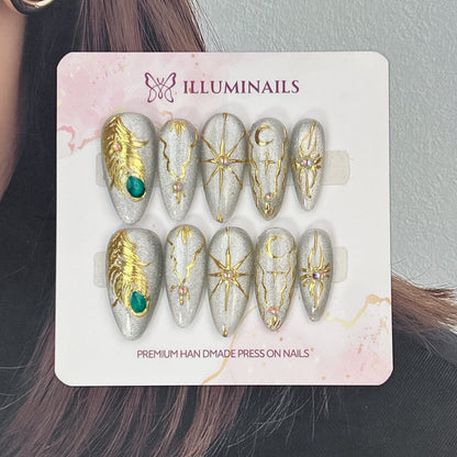 Stellar Veil press-on nails, alternate product view 2