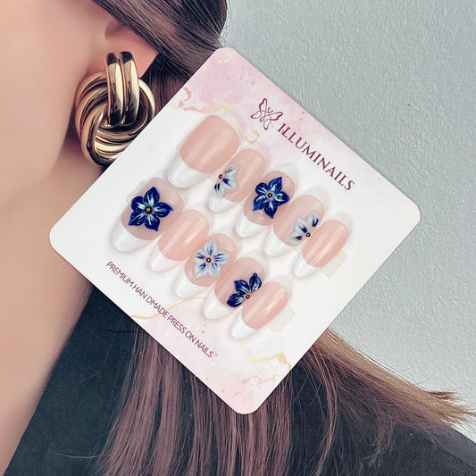 French Bloom press-on nails, main product view