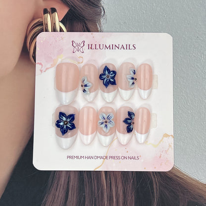 French Bloom press-on nails, alternate product view 3