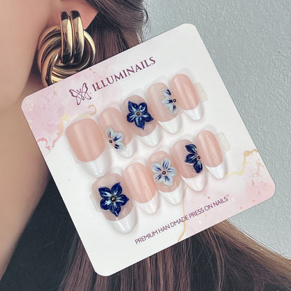 French Bloom press-on nails, alternate product view 2