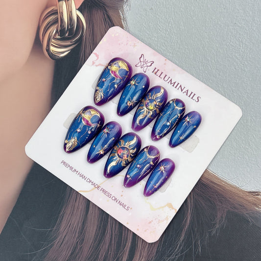 Cosmic Spell press-on nails, main product view