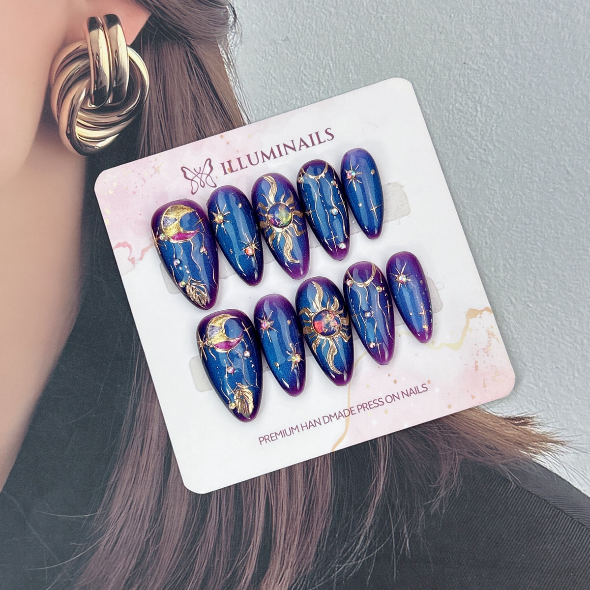Cosmic Spell press-on nails, alternate product view 3