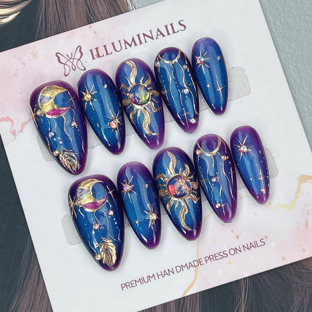Cosmic Spell press-on nails, alternate product view 4