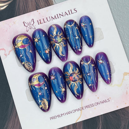 Cosmic Spell press-on nails, alternate product view 4