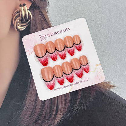 Blush Bloom press-on nails, alternate product view 3