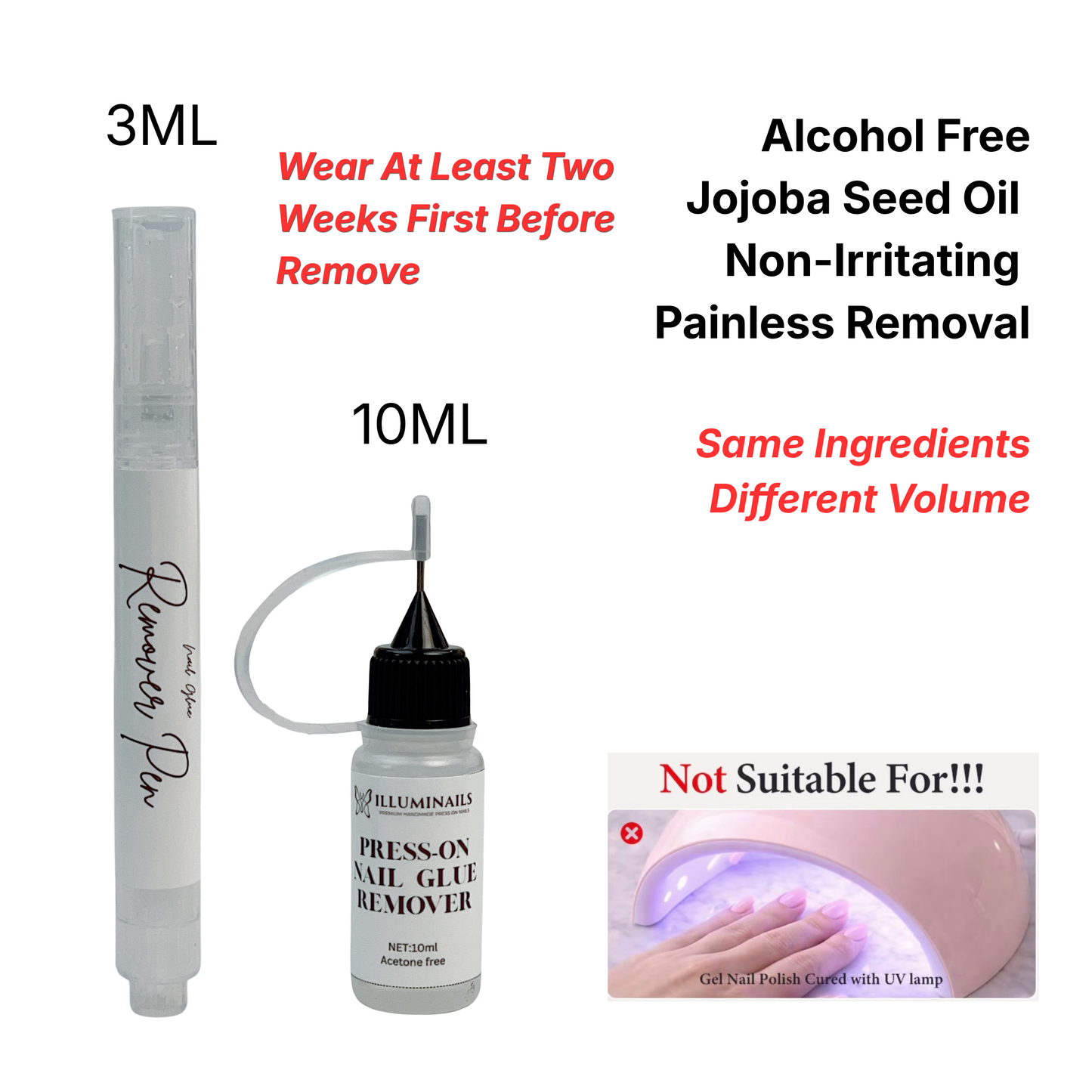 Semi Solid Glue and Remover Bundle (Long Wear Solution)
