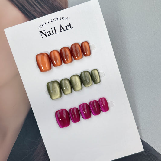 Autumn Mirage press-on nails, main product view
