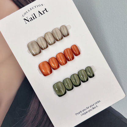 French Aura press-on nails, colour collection