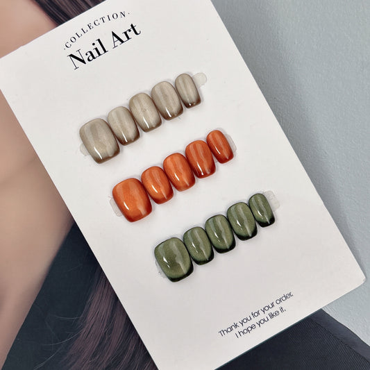 French Aura press-on nails, colour collection