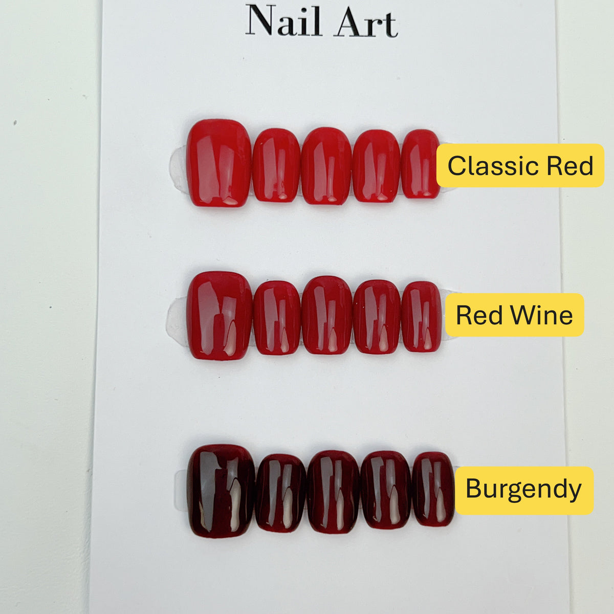 Crimson Kiss press-on nails, alternate product view 3