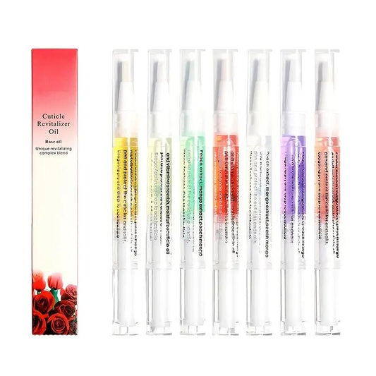 Cuticle oil pens in assorted random scents with packaging