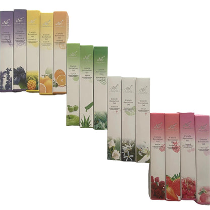 Assorted cuticle oil pen scent packaging