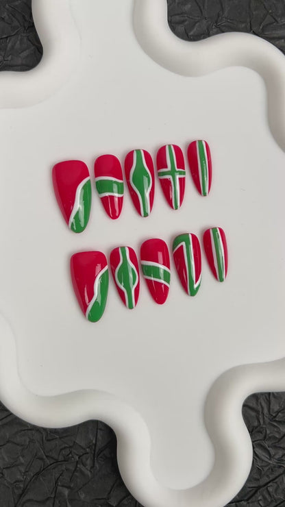 A41 Festive Stripes